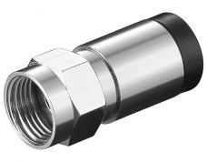 F-Kompressions-Stecker f�r Koaxkabel 7,0 mm