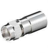 F-Kompressions-Stecker f�r Koaxkabel 8,2mm