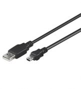 Mini USB Kabel A Stecker auf B Mini-Stecker 5 polig