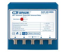 Spaun SUR 420 WSG Sat Antennen Relais DiSEqC 4/1 mit Option