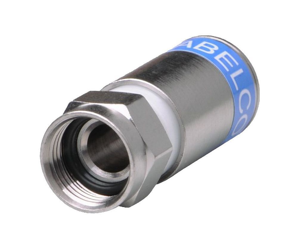 Cabelcon F-56-CX3 5.1 Kompressionsstecker F-Konnektor Cabelcon F-56-CX3 5.1 Kompressionsstecker F-Konnektor