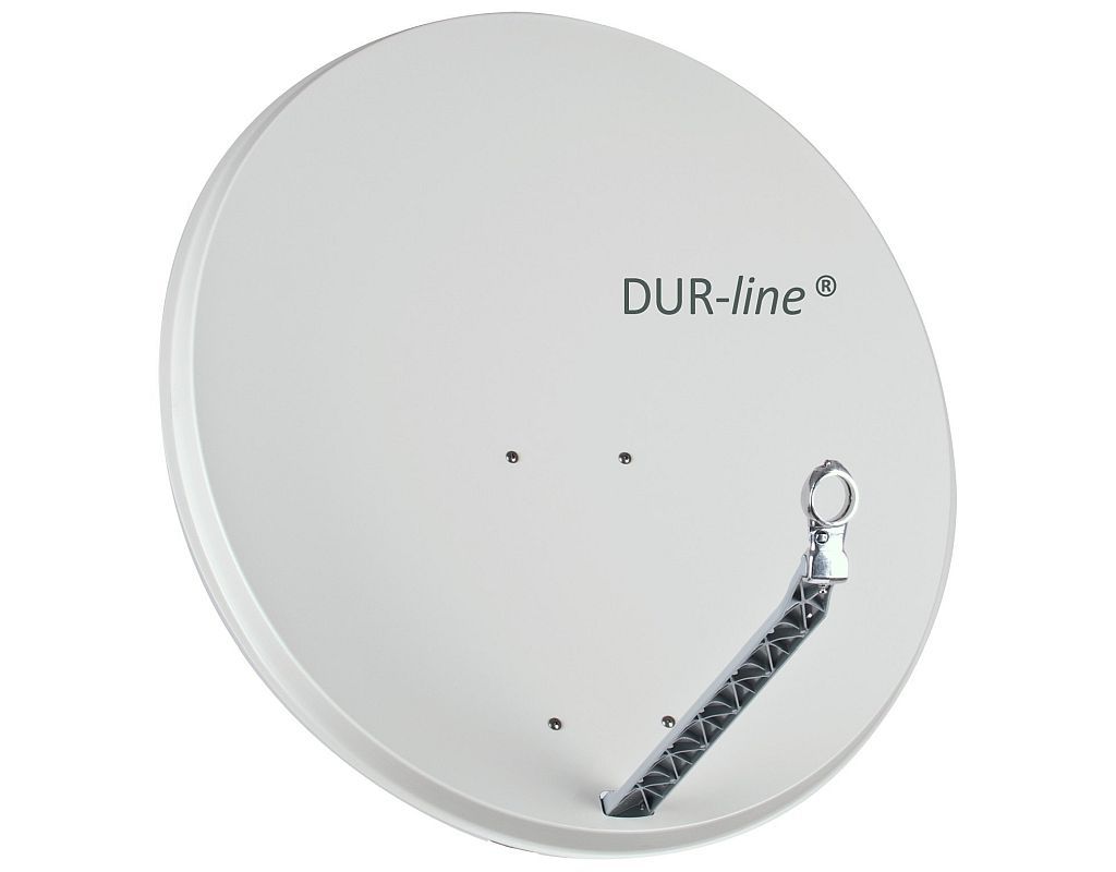 DUR-line Select 85/90cm Satellitenschüssel Alu hellgrau DUR-line Select 85/90cm Satellitenschüssel Alu hellgrau