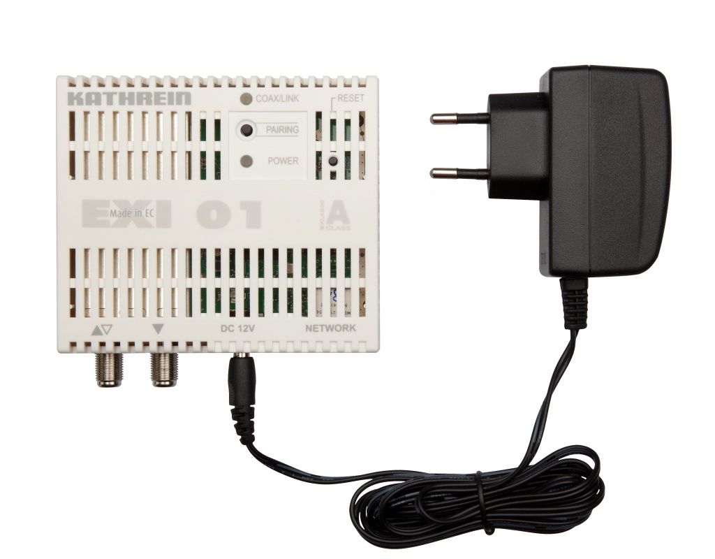 Kathrein EXI 01 HF/IP Modem Netzwerk über Koax Kathrein EXI 01 HF/IP Modem Netzwerk über Koax