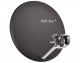 DUR-line Select 85/90cm Satellitenschüssel Alu hellgrau / anthrazit / ziegelrot