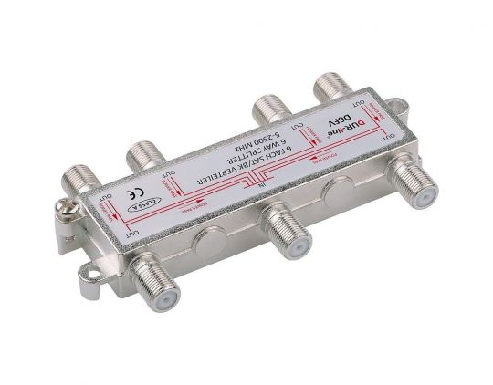 DUR-line 6-fach Verteiler Unicable tauglich