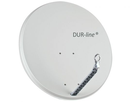 DUR-line Select 85/90cm Satellitenschüssel Alu hellgrau