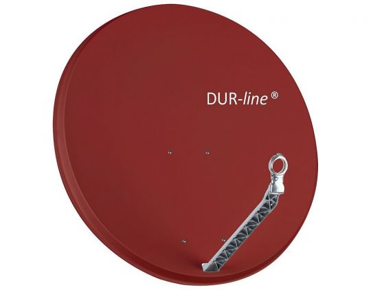 DUR-line Select 85/90cm Satellitenschüssel Alu ziegelrot