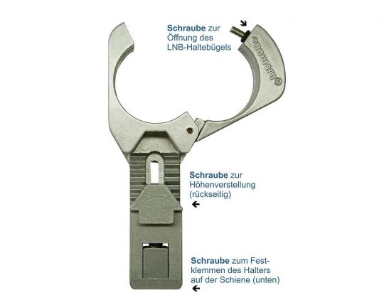 Gibertini Feedhalter höhenverstellbar MFP-H-40-V3