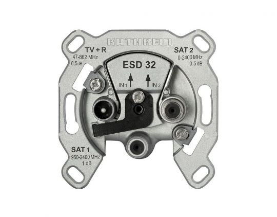 Kathrein ESD 32 SAT/BK Antennendose 3-fach mit Twin-Sat Anschluß