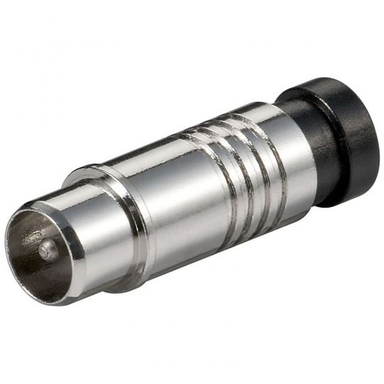 Kompressionsstecker IEC-M für 7 mm Koaxialkabel