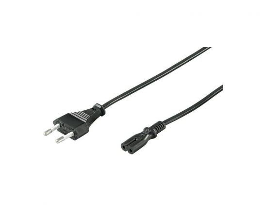 Netzkabel 1,5 Meter Eurostecker auf Gerätebuchse C7... Netzkabel 1,5 Meter Eurostecker auf Gerätebuchse C7 schwarz