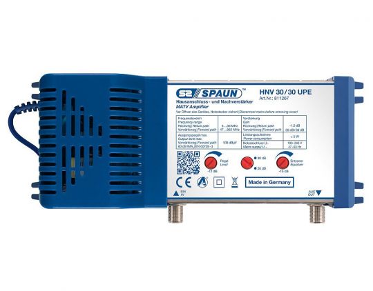 Spaun HNV 30/30 UPE Hausanschluss Nachverstärker Kabel-TV