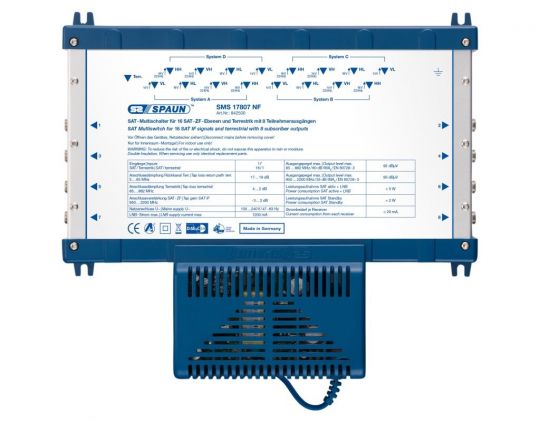 Spaun SMS 17807 NF Multischalter 17/8