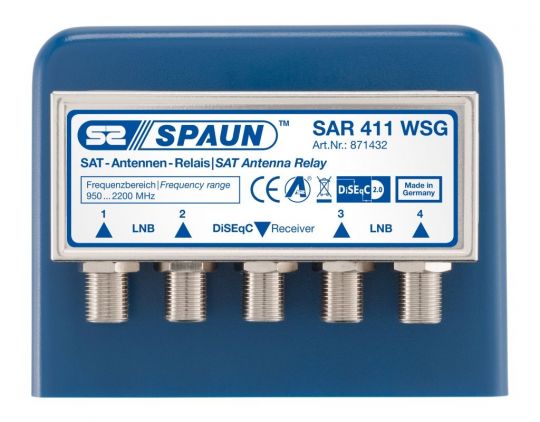 Spaun DiSEqC Schalter 4/1 SAR 411 WSG