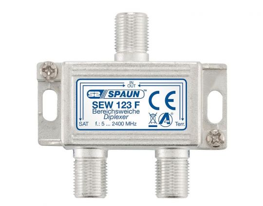 Spaun SEW 123 F Einspeiseweiche 5-862 und 950-2200 MHz