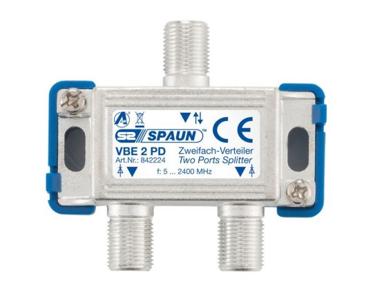 Spaun VBE 2 PD 2-fach Verteiler BK-tauglich