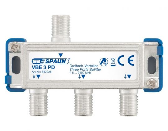 Spaun VBE 3 PD 3-fach Verteiler BK-tauglich