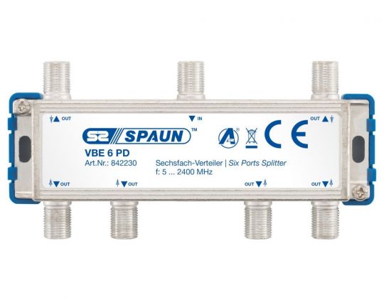 Spaun VBE 6 PD 6-fach Verteiler BK-tauglich