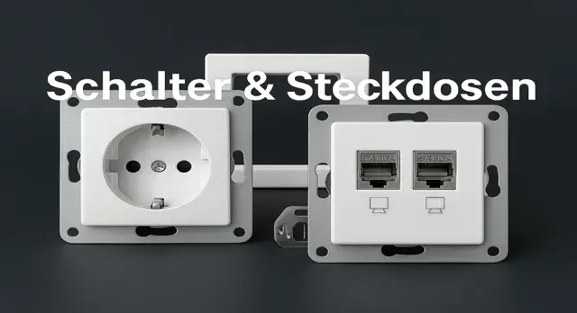 Schalter und Steckdosen