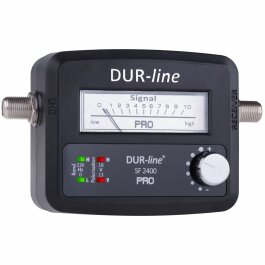 DUR-line SF 2400 Pro Satfinder mit Zeiger- und LED-Anzeige