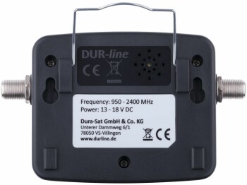 DUR-line SF 2400 Pro Satfinder mit Zeiger- und LED-Anzeige