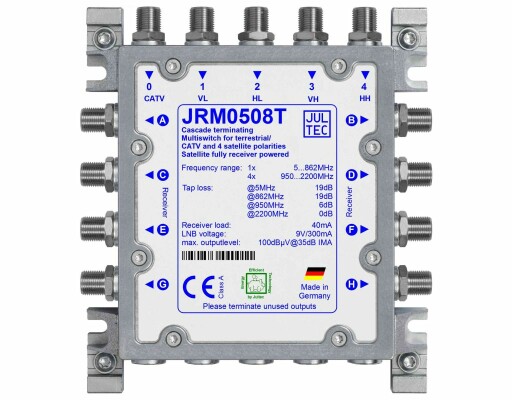 Jultec JRM0508T Multischalter 5/8 ohne Netzteil