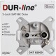 DUR-line Antennendose SAT/Kabel-TV/DVB-T/Radio/Unicable