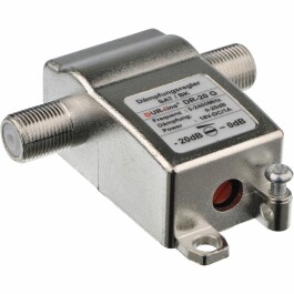 DUR-line Dämpfungsregler 0-20dB für SAT- und...