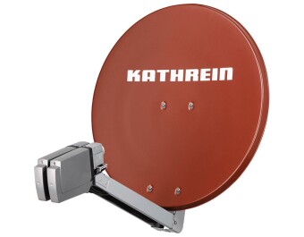 Kathrein CAS 80 Sat-Antenne Rotbraun (ro) multifeedfähig