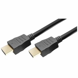 HDMI-Kabel High Speed mit Ethernet 3 Meter vergoldet schwarz