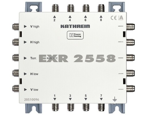 Kathrein EXR 2558 Multischalter Durchgang Kaskade 5 auf 8