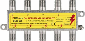 DUR-line DLBS 505 Überspannungsschutz/Blitzschutz...