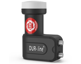 DUR-line +Ultra Twin LNB für bis zu 2 Teilnehmer schwarz