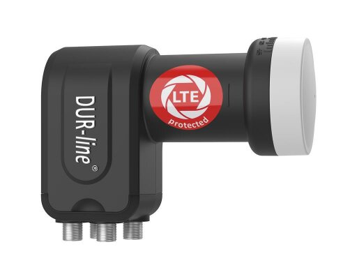 DUR-line +Ultra Quattro LNB für Multischalter-Betrieb schwarz