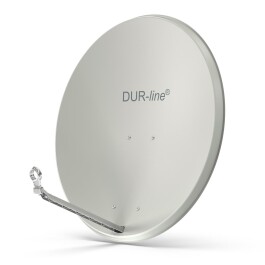 DUR-line Select 85/90cm Satellitenschüssel Alu hellgrau