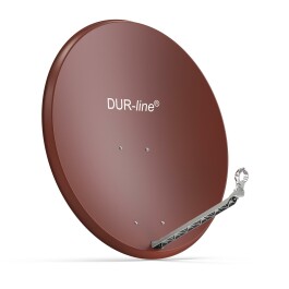 DUR-line Select 85/90cm Satellitenschüssel Alu ziegelrot