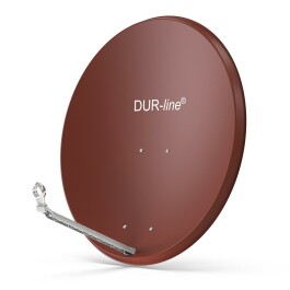 DUR-line Select 85/90cm Satellitenschüssel Alu ziegelrot