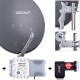 DUR-line Select 75/80cm Komplettanlage anthrazit 1xSAT/8TN