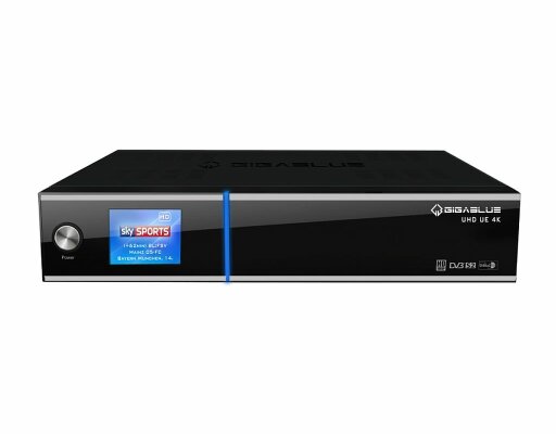 GigaBlue UHD UE 4K Receiver 2x DVB-S2 FBC Tuner 1TB HDD
