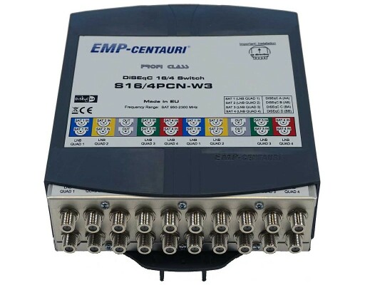 EMP Profi-Class DiSEqC Schalter S16/4 PCN-W3