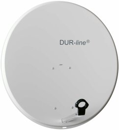 DUR-line Sat Antenne 80 cm Durchmesser hellgrau