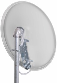 DUR-line Sat Antenne 80 cm Durchmesser hellgrau