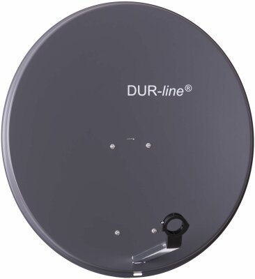 DUR-line Sat Antenne 80 cm Durchmesser anthrazit