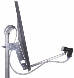 DUR-line Sat Antenne 80 cm Durchmesser anthrazit