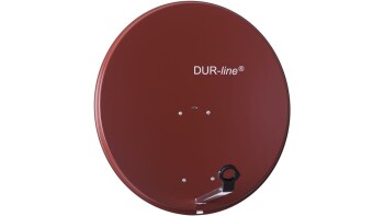 DUR-line Sat Antenne 80 cm Durchmesser ziegelrot