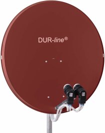 DUR-line Satellitenschüssel MDA 90 cm rot
