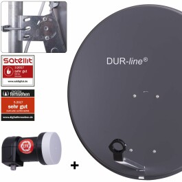 DUR-line MDA 80 Satellitenschüssel anthrazit +...