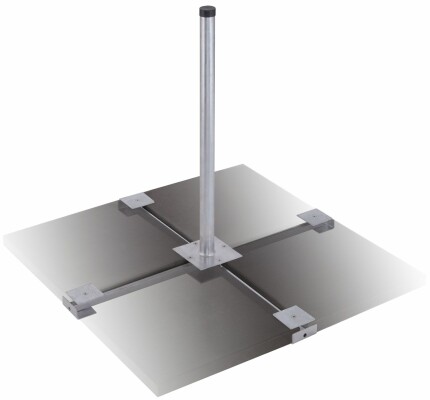 Herkules 4-Platten Balkonständer bis 90 cm Satellitenschüssel