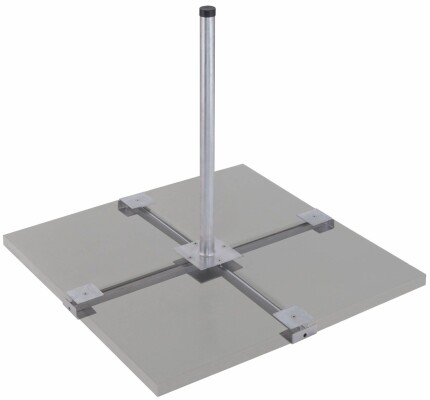 Herkules 4-Platten Balkonständer bis 90 cm Satellitenschüssel