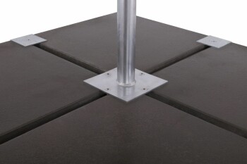 Herkules 4-Platten Balkonständer bis 90 cm Satellitenschüssel